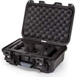 Nanuk Drone Waterproof Hard Case with Custom Foam Insert for DJI Mavic Air Fly More Combo - Black