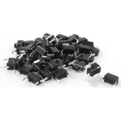 3x6x5mm DIP Through Hole Mount Tact Push Button Momentary Switch 47pcs