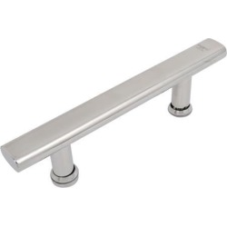 145mm Hole Center 304 Stainless Steel Shower Door T Bar Handle w Pull Knob