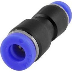 Unique Bargains Air Piping 2 Ways 4mm to 6mm Straight Coupler Tube Quick Joint Fittings