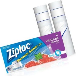 Ziploc ZL211X16PK3 Vacuum Seal Roll 11-Inch x 16-Feet Clear