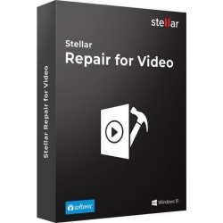 Stellar Repair for Video Software for Windows Standard Repair Corrupt or Damaged Videos 1 Device, 1 Yr Subscription CD