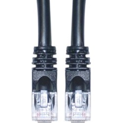 Cable Wholesale Cat 6 Ethernet Patch Cable, Snagless / Molded Boot, 2 Foot - Black