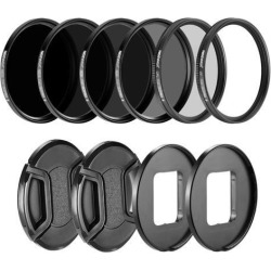 Neewer Camera Lens Filter Kit ND4 ND8 ND16 ND32 UV CPL for GoPro Hero 5
