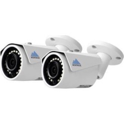 Montavue MTB4104-2PK 2K 4MP HD IP Bullet Camera with Color Night Optics & IR Night Vision (2-Pack)