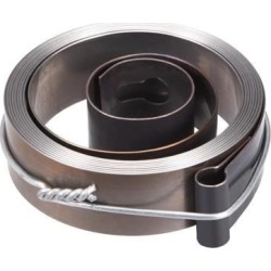 Drill Press Spring Drill Press Quill Feed Return Coil Spring Assembly Spring Steel Chemical Blackening Finish 1800mm Expand Long 71 x 19 x 0.7mm