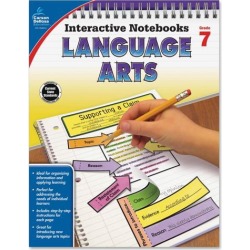 Carson-Dellosa Language Arts Notebook Grade 7 96 Pgs MI 104914