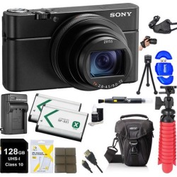 Sony Cyber-shot DSC-RX100 VI Digital Camera W/ 128GB Dual Battery Accessory Kit