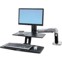 Ergotron WorkFit-A Sit-Stand Workstation with Suspended Keyboard - ERG24390026