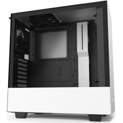 NZXT H510 - Compact ATX Mid-Tower PC Gaming Case - Front I/O USB Type-C Port - Tempered Glass Side Panel - Cable Management System - Water-Cooling.