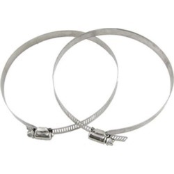 Unique Bargains Adjustable Band Worm Drive Type 130-152mm Hose Clamp