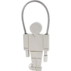 Unique Bargains Unique Bargains Screw Clasp Boy Football Skipping Jumping Rope Keychain Key Ring Decorating