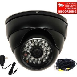 VideoSecu Indoor Outdoor IR Day Night Vision Security Camera Infrared Weatherproof CCTV Home Built-in 1/3' SONY Effio CCD 700 TV Lines Wide Angle Lens