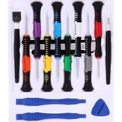 JVMAC 16-Piece Precision Screwdriver Set Repair Tool Kit for iPad, iPhone & Other Devices (16 in 1)