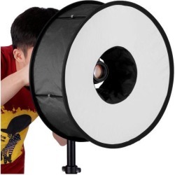 Neewer Universal Collapsible Magnetic Ring Round Flash Diffuser Softbox 18'