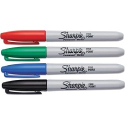 Fine Tip Permanent Marker, Assortment, 36/pack