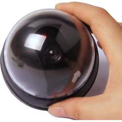 Dummy Imitation Surveillance CCTV Security Dome Camera with LED Light