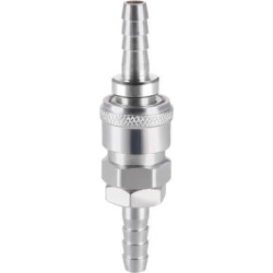 Quick Coupler, Homebrew Fitting Connector 13/32' Barb Quick Disconnect Set