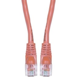 Offex Cat5e Ethernet Patch Cable, Snagless/Molded Boot, 7 foot - Orange