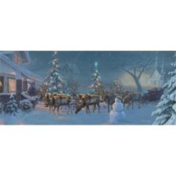 Christmas Travelers 1 Poster Print by David Rottinghaus (23 x 10)