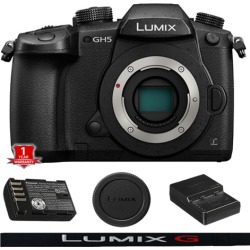 Panasonic Lumix DC-GH5 Mirrorless Micro Four Thirds Digital Camera (Body Only) (International Version)