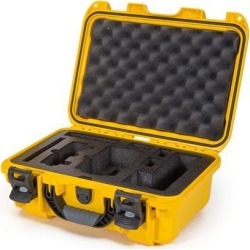 Nanuk Drone Waterproof Hard Case with Custom Foam Insert for DJI Mavic Air Fly More Combo - Yellow