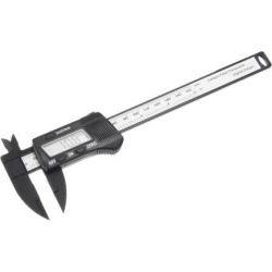 Digital Caliper 6 Inch 150mm X 0.1mm Plastic Measuring Tool