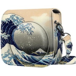 For Fujifilm Instax Mini 8 Mini 8+ Mini 9 Camera Case Bag Cover - Rough Sea
