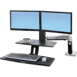 Ergotron WorkFit-A Sit-Stand Workstation with Suspended Keyboard - ERG24392026
