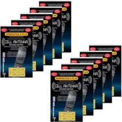 10 PCS Cellphone Phone Signal Enhancement Gen X Antenna Booster Improve Signal Antenna Booster Stickers