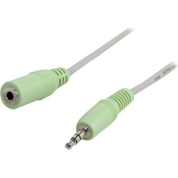 C2G 27408 3.5mm M/F Stereo Audio Extension Cable (PC-99 Color-Coded) (6 Feet, 1.82 Meters)