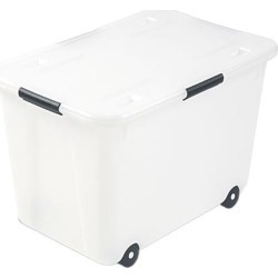 Advantus AVT34009 Rolling Storage Box, Letter/Legal, 15-Gallon Size, Clear