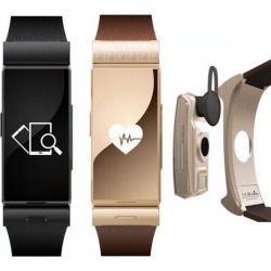 Indigi® BLACK Bluetooth Fitness Smart Watch Phone Built-in Heart Rate Monitor Pedometer Sleep Monitor
