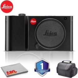 Leica TL Mirrorless Digital Camera (Black) RENEWED - Bundle with Carrying Case and More