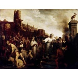 Posterazzi SAL900129388 Worship of the Golden Calf the Sd 1641 Cornelisz Claes 17th C Dutch Christies Images New York USA Poster Print - 18 x 24 in.