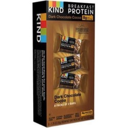 Breakfast Protein Bars, Dark Chocolate Cocoa, 50 g Box, 8/Pack 25954