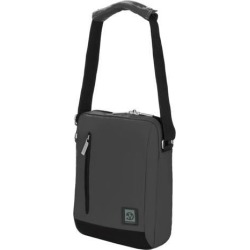 Adler Tablet Shoulder Case Bag /w Built on Shoulder Strap fits 10.2' Tablets (Metallic Grey /w Black Trim)
