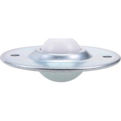 Ball Transfers Bearing Unit CY-25B 1' Diameter, Flying Saucer Mounted, Nylon Ball, 99lbs Load Capacity