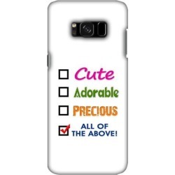 Premium Designer Stylish Printed Graphic Handcrafted Lightweight Snap On Shockproof Hard Shell Back Cover Carrying Case for Samsung Galaxy S8