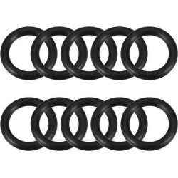 O-Rings Nitrile Rubber 15mm x 23mm x 4mm Seal Rings Sealing Gasket Black 10pcs