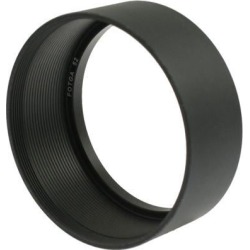 Screw in Mount Type Camera Black Metal Lens Hood 52mm