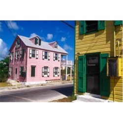 Posterazzi PDDCA05GJO0075 Colorful Loyalist Home Governors Harbour Eleuthera Island Bahamas Print by Greg Johnston