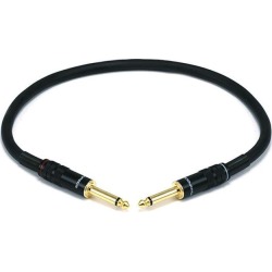 Monoprice 1.5ft Premier Series 1/4in TS Male to Male Audio Cable, 16AWG (Gold Plated)