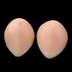 Breast Forms Silicone Breast Silicone Forms Mastectomy Enhancers #7/17 x 13 x 5 cm/630g