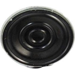 Black 8 Ohm 0.25W Magnetic Type Round Slim Speaker Trumpet Horn 0.79'