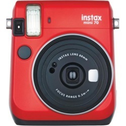 Fujifilm Instax Mini 70 Instant Film Camera - Passion Red