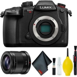 Panasonic Lumix DC-GH5S Mirrorless Micro Four Thirds Digital Camera - Cleaning Kit - Panasonic 42.5mm f/1.7 O.I.S. Lens