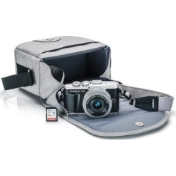 Olympus PEN E-PL9 16 MP Mirrorless Camera 14-42mm Lens Kit w/ Case & SD Card (Black)