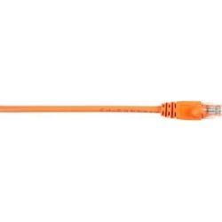 Black Box CAT6PC-002-OR Cat6 Value Line Patch Cable, Stranded, Orange, 2-Ft. (0.6-M) - Category 6 For Network Device - Patch Cable - 2 Ft - 1 X.