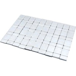 10pcs Silver Tone Auto Car Self Adhesive Tape Tire Wheel Balancing Weight Strip